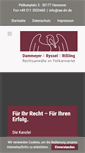 Mobile Screenshot of anwalt-hannover.eu